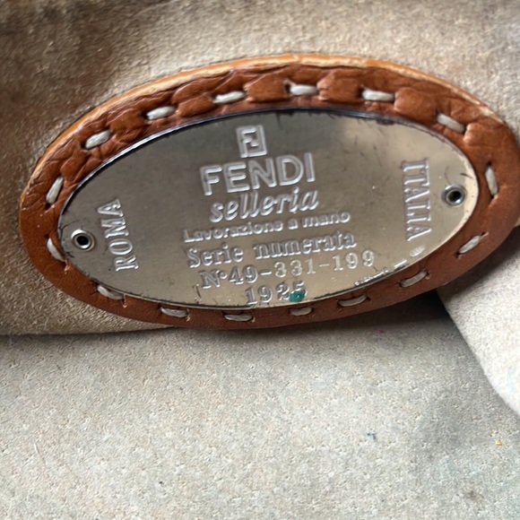 FENDI LEATHER HOBO BAG - Picture 5 of 10